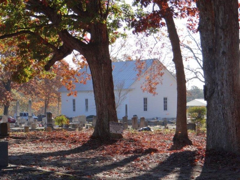 Church Picture Thru Trees